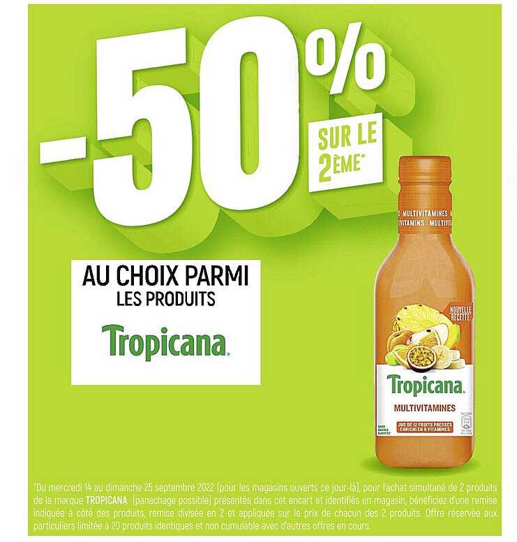 Produits Tropicana