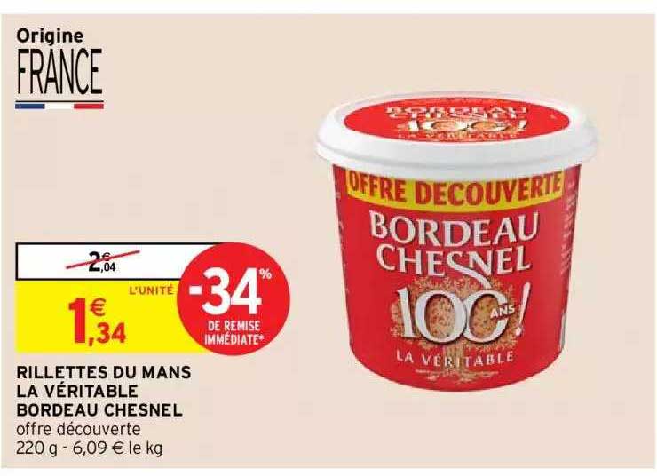 Rillettes Du Mans La Véritable Bordeau Chesnel