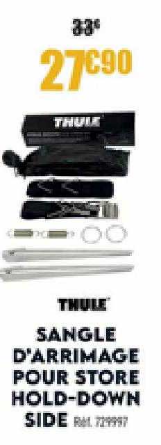 sangle d'arrimage pour store hold-down side thule