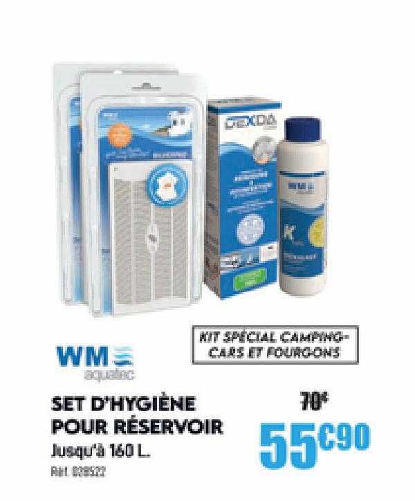 set d'hygiène pour réservoir wm aquatec