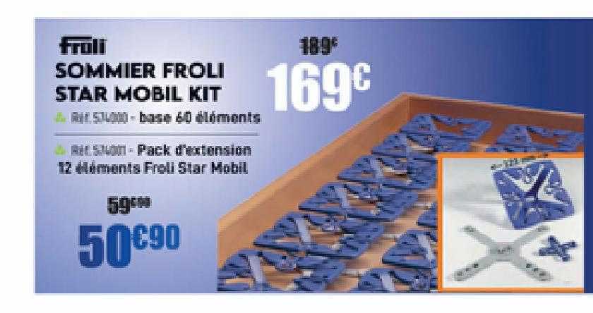 sommier froli star mobil kit