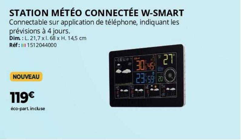 station météo connectée w-smart