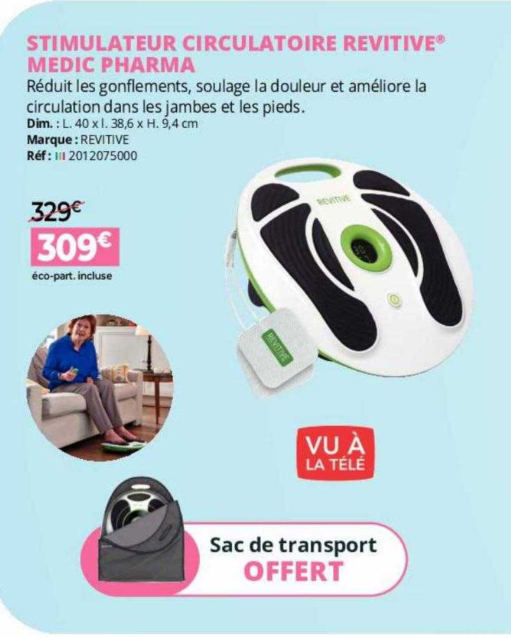 Stimulateur Circulatoire Revitive Medic Pharma