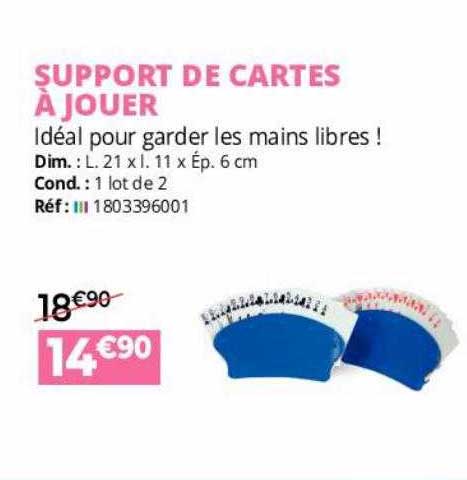 support de cartes à jouer