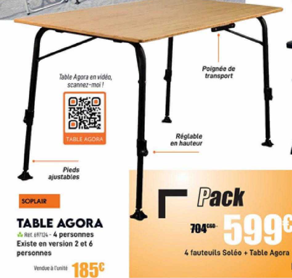 table agora soplair