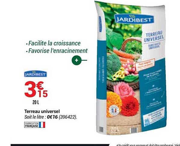 terreau universel jardibest