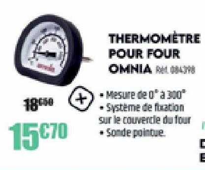 thermomètre pour four omnia