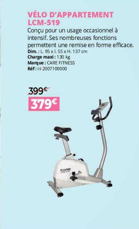 vélo d'appartement lcm-519