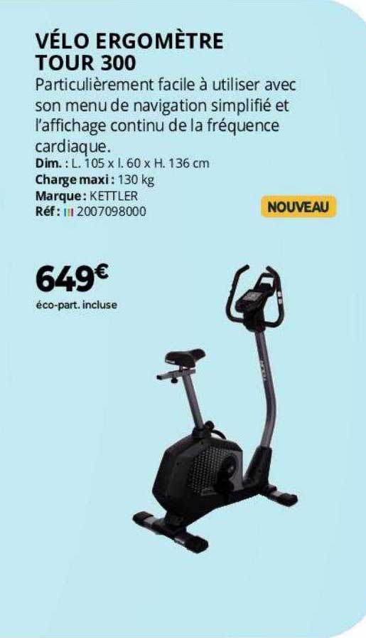vélo ergomètre tour 300