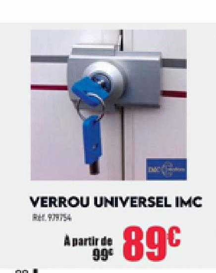 verrou universel imc