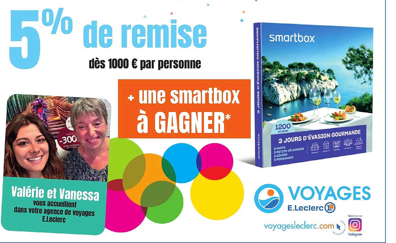 3 jours d'évasion gourmande smartbox