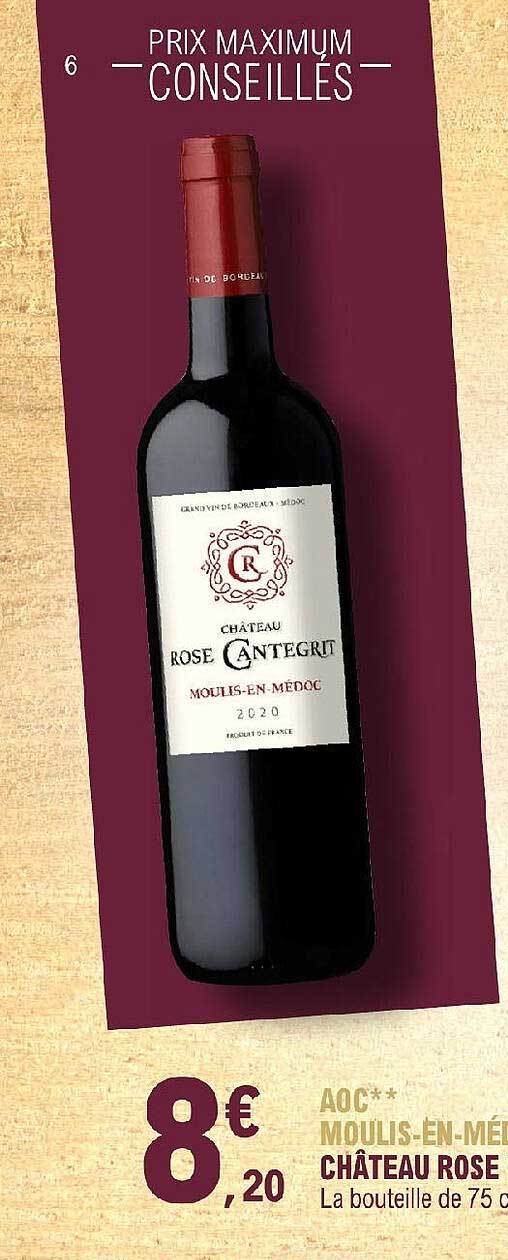 aoc moulis-en-médoc château rosé