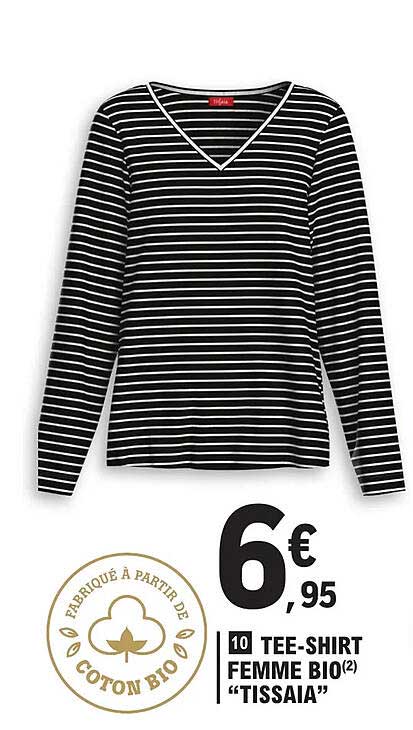 tee-shirt femme bio "tissaia"