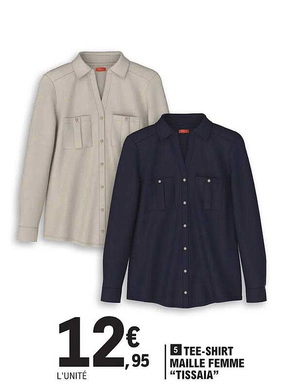 tee-shirt maille femme "tissaia"