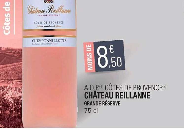 a.o.p côtes de provence château reillanne grande réserve
