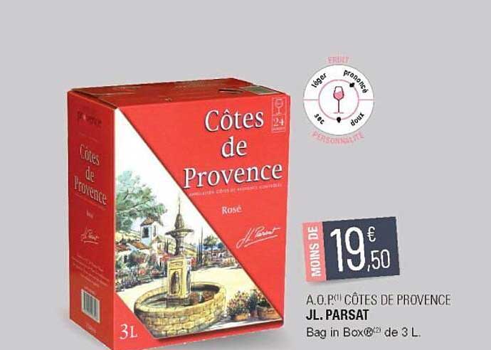 a.o.p côtes de provence jl. parsat