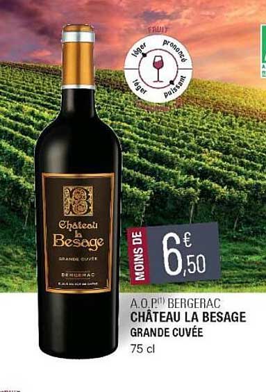 a.o.p. bergerac château la besage grande cuvée