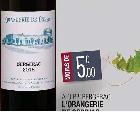 a.o.p. bergerac l'orangerie de corbiac