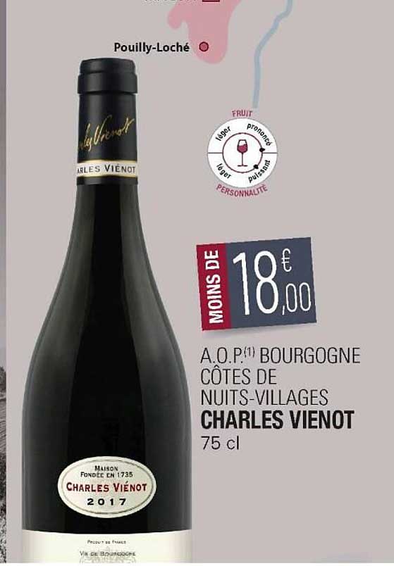 a.o.p. bourgogne côtes de nuits-villages charles vienot