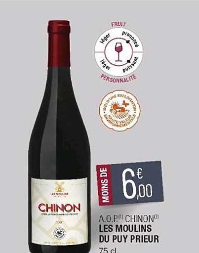 a.o.p. chinon les moulins du puy prieur