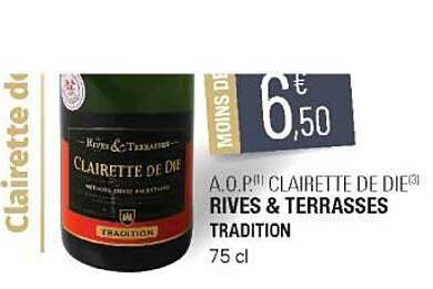 a.o.p. clairette de die rives & terrasses tradition