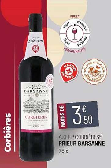 a.o.p. corbières prieur barsanne