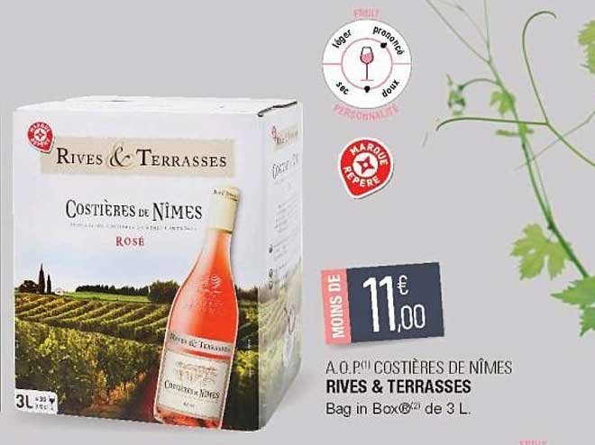 a.o.p. costières de nîmes rives & terrasses