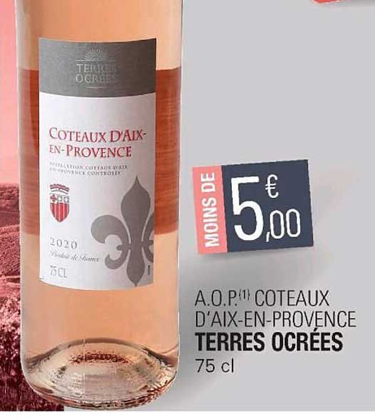 a.o.p. coteaux d'aix-en-provence terres ocrées