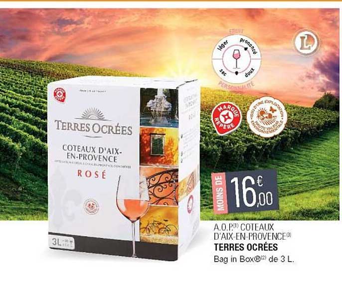 a.o.p. coteaux d'aix-en-provence terres ocrées