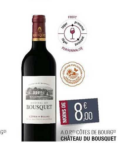 a.o.p. côtes de bourg château du bousquet