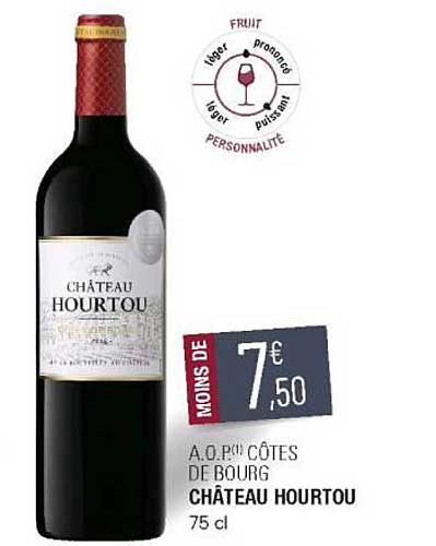 a.o.p. côtes de bourg château hourtou
