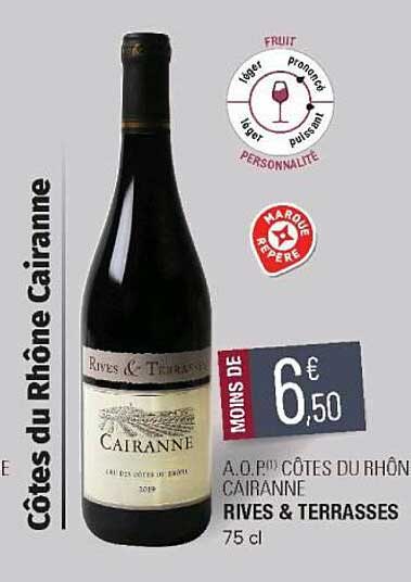 a.o.p. côtes du rhône cairanne rives & terrasses