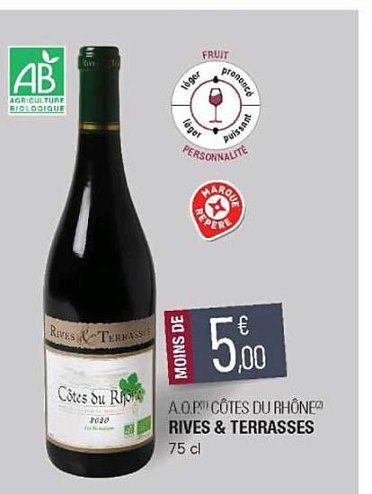 a.o.p. côtes du rhône rives & terrasses