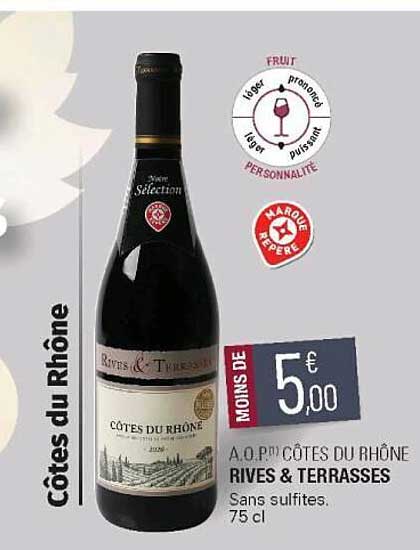 a.o.p. côtes du rhône rives & terrasses