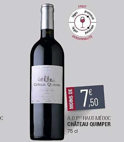 a.o.p. haut-médoc château quimper