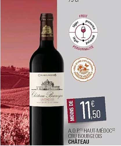 a.o.p. haut-médoc cru bourgeois château