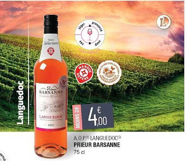 a.o.p. languedoc prieur barsanne