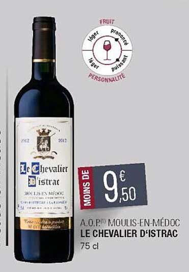 a.o.p. moulis-en-médoc le chevalier d'istrac