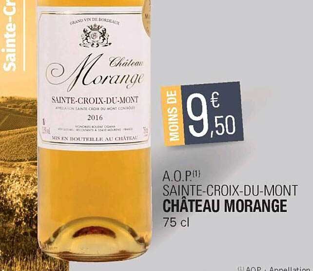 a.o.p. saint-croix-du-mont château morange