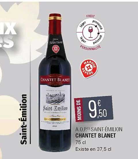 a.o.p. saint-émilion chantet blanet