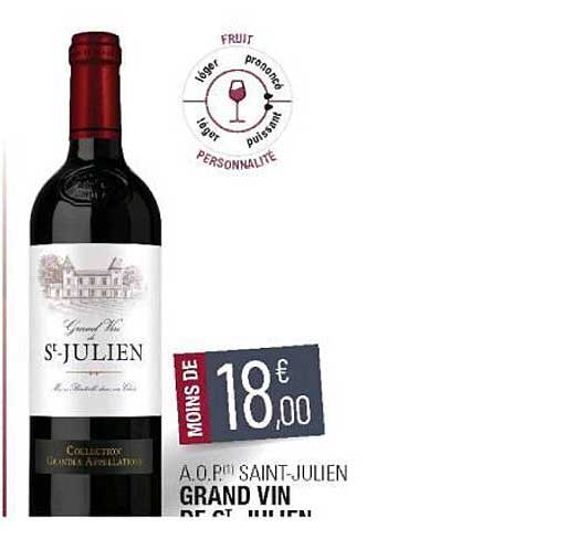 a.o.p. saint-julien grand vin de st julien