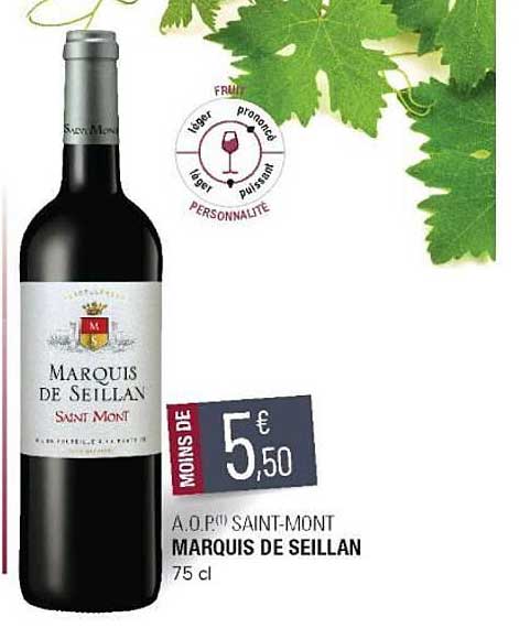 a.o.p. saint-mont marquis de seillan