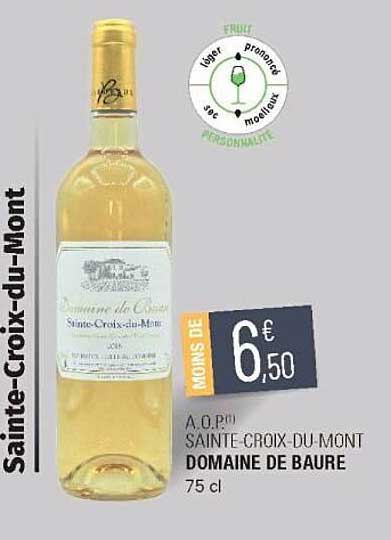 a.o.p. sainte-croix-du-mont domaine de baure