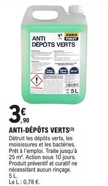 anti-dépôts verts