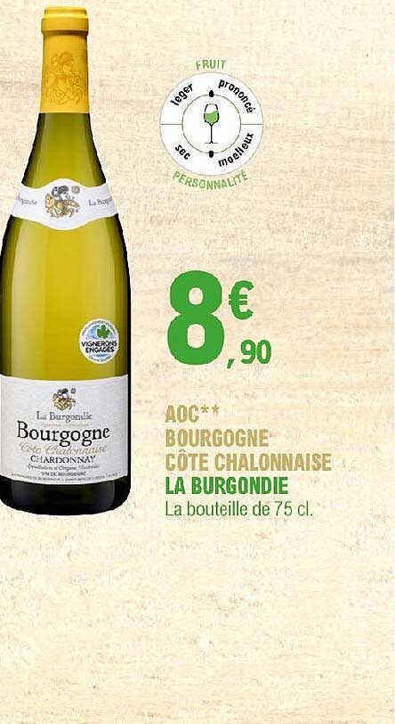 aoc bourgogne côte chalonnaise la burgondie