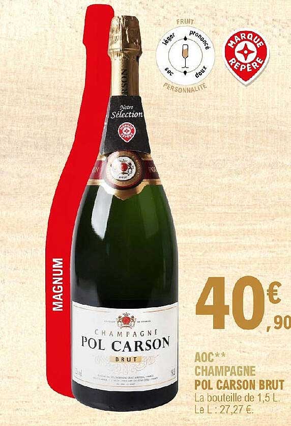 Aoc Champagne Pol Carson Brut