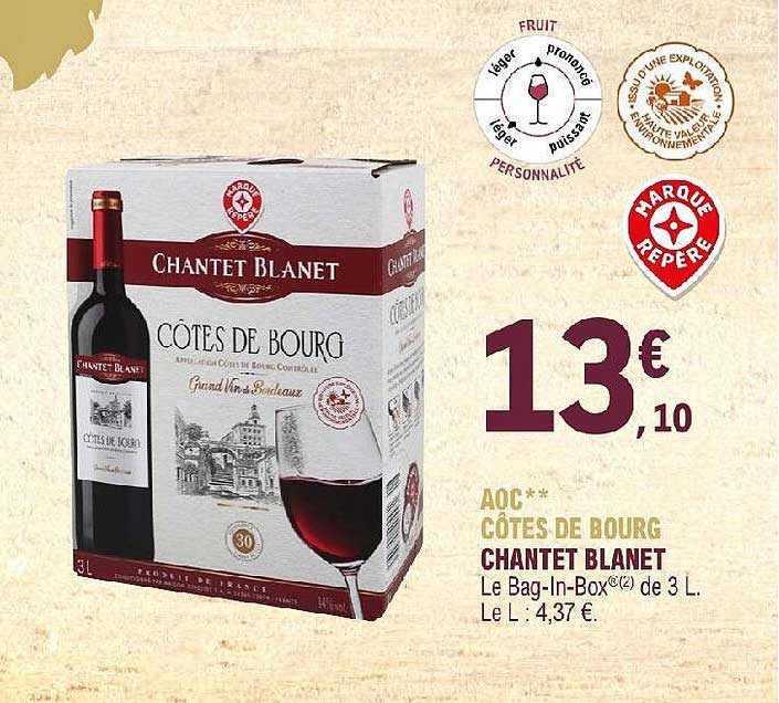 aoc côtes de bourg chantet blanet