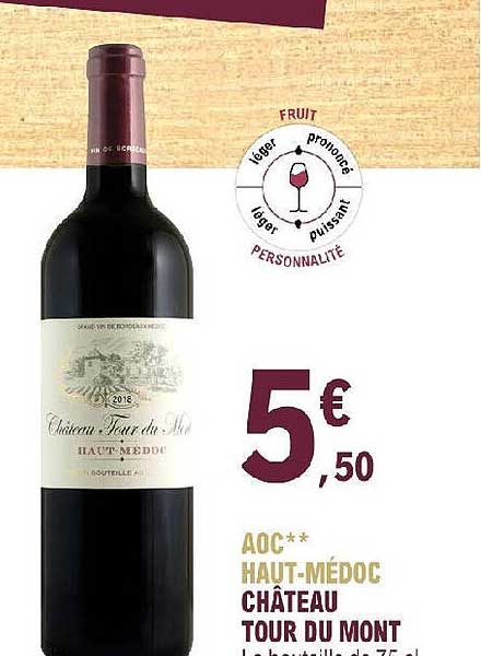 aoc haut-médoc château tour du mont