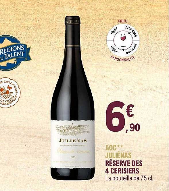 aoc juliénas réserve des 4 cerisiers