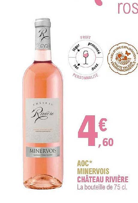 Aoc Minervois Château Rivière